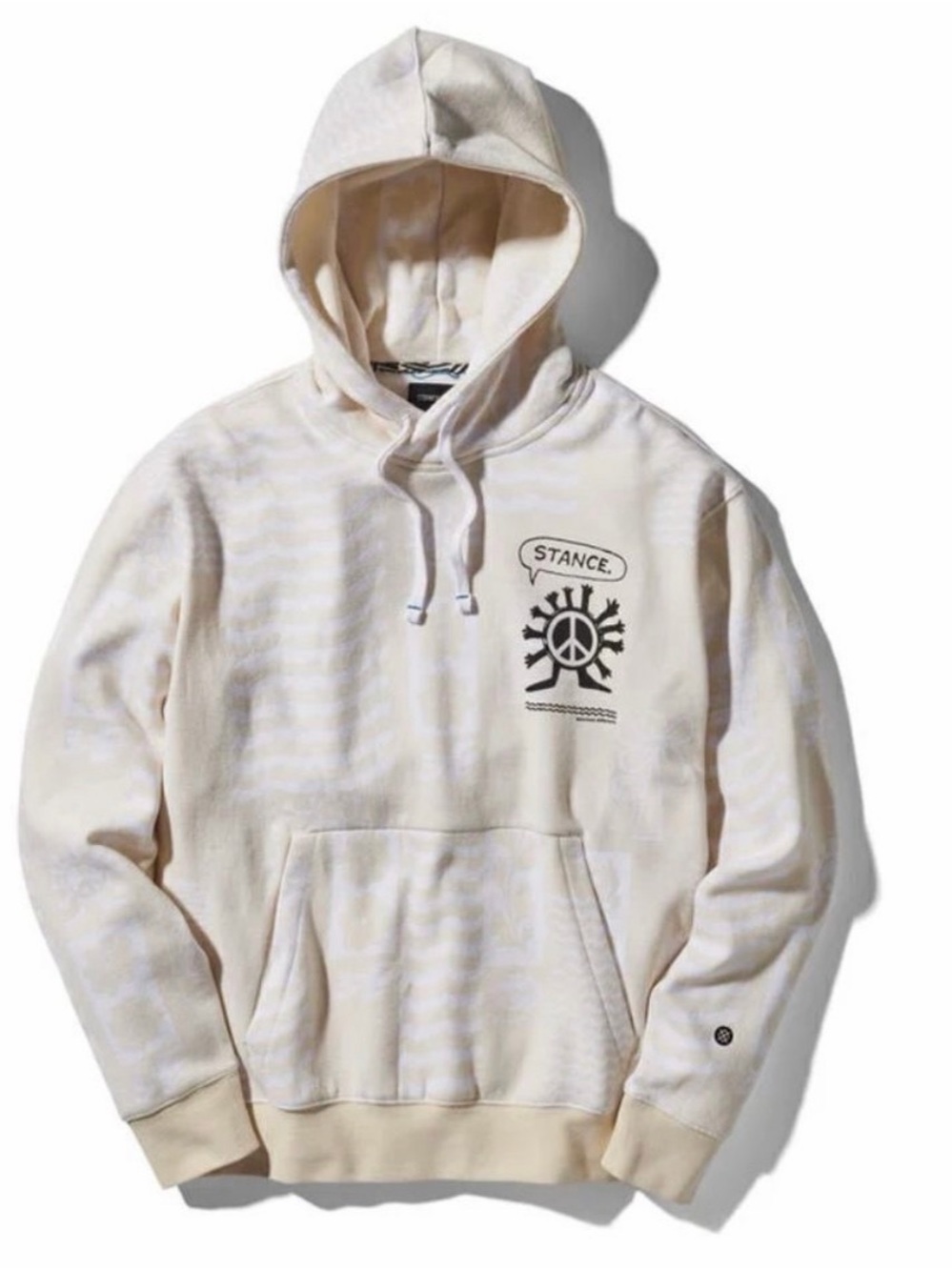☮️ Stance Mercury oversized peace hoodie